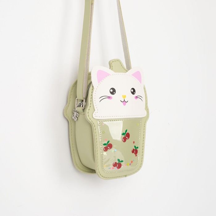 Сумка детская на молнии, цвет зеленый
Сумка детская на молнии, цвет зеленый