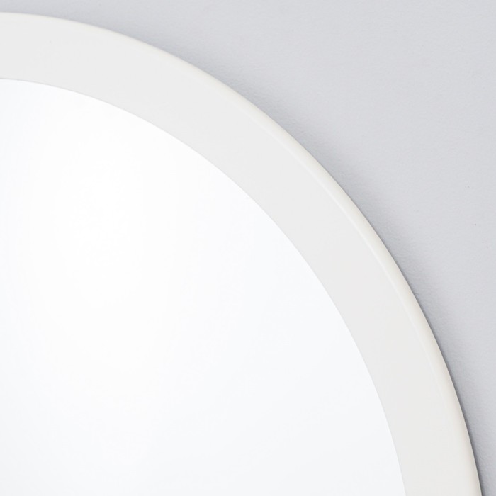 фото Зеркало настенное, круглое, белое, d=66,5 см, зп=60 см мастер рио