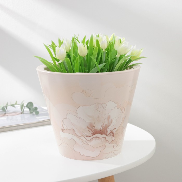 Кашпо для цветов со вставкой «Нежность», 3 л, цвет пудровый
Кашпо для цветов со вставкой «Нежность», 3 л, цвет пудровый