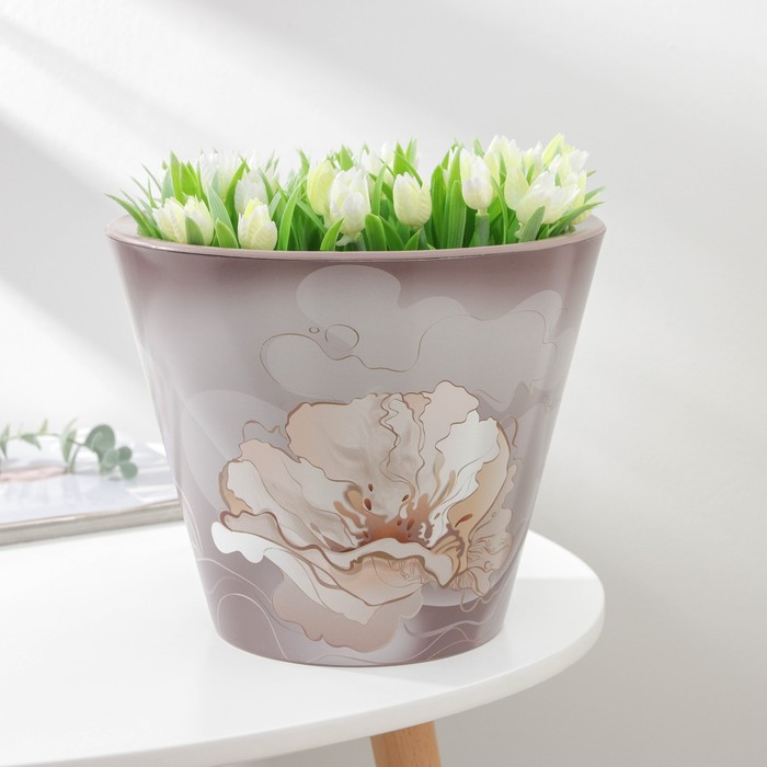 Кашпо для цветов со вставкой «Нежность», 5 л, цвет мокко
Кашпо для цветов со вставкой «Нежность», 5 л, цвет мокко