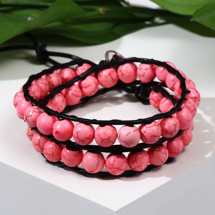 Браслет в оплётке "Агат" под родонит
Браслет в оплётке "Агат" под родонит