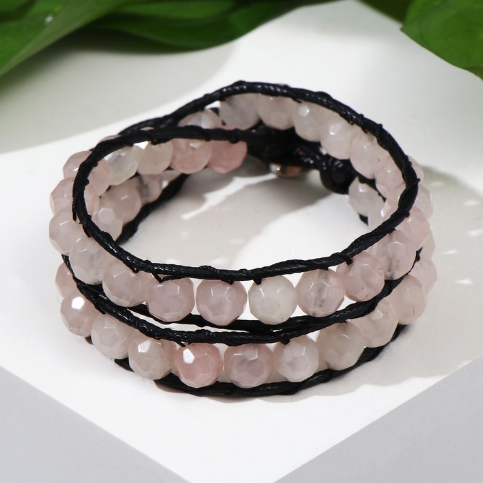 Браслет в оплётке "Кварц серый"
Браслет в оплётке "Кварц серый"