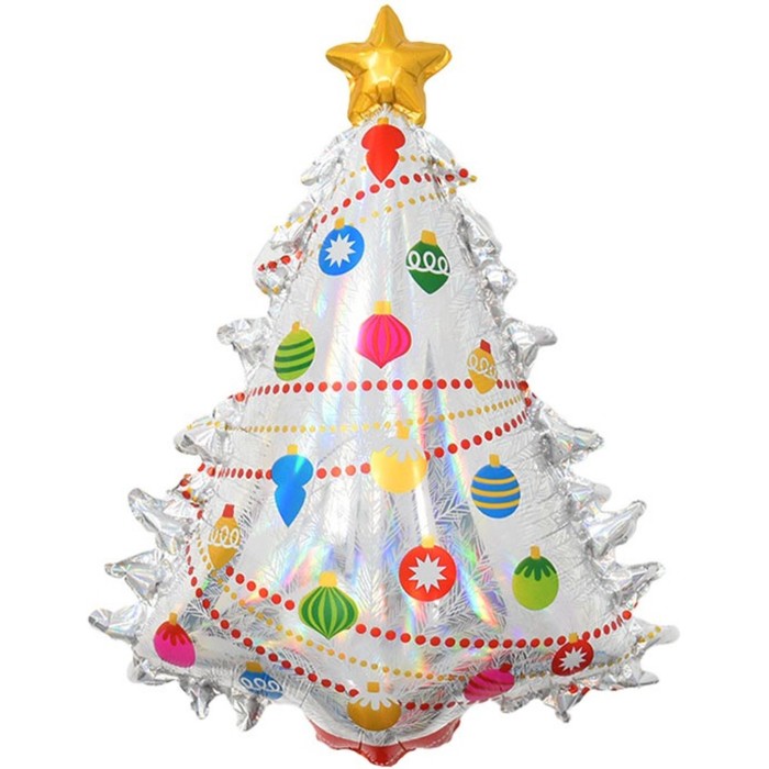Шар фольгированный 32'' «Новогодняя ёлка», фигура, серебро, голография
Шар фольгированный 32'' «Новогодняя ёлка», фигура, серебро, голография