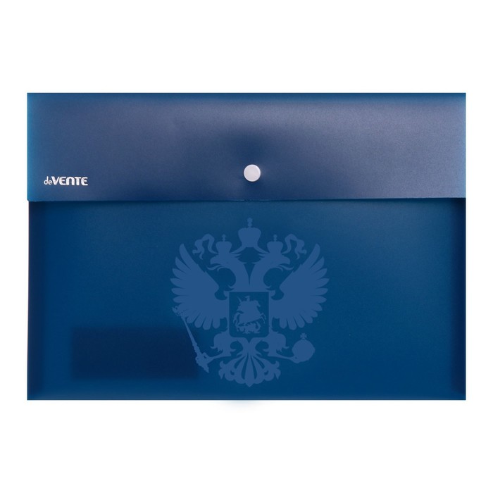Папка-конверт на кнопке А4, 350 мкм, deVENTE "Герб", с карманом 180 мкм
Папка-конверт на кнопке А4, 350 мкм, deVENTE "Герб", с карманом 180 мкм