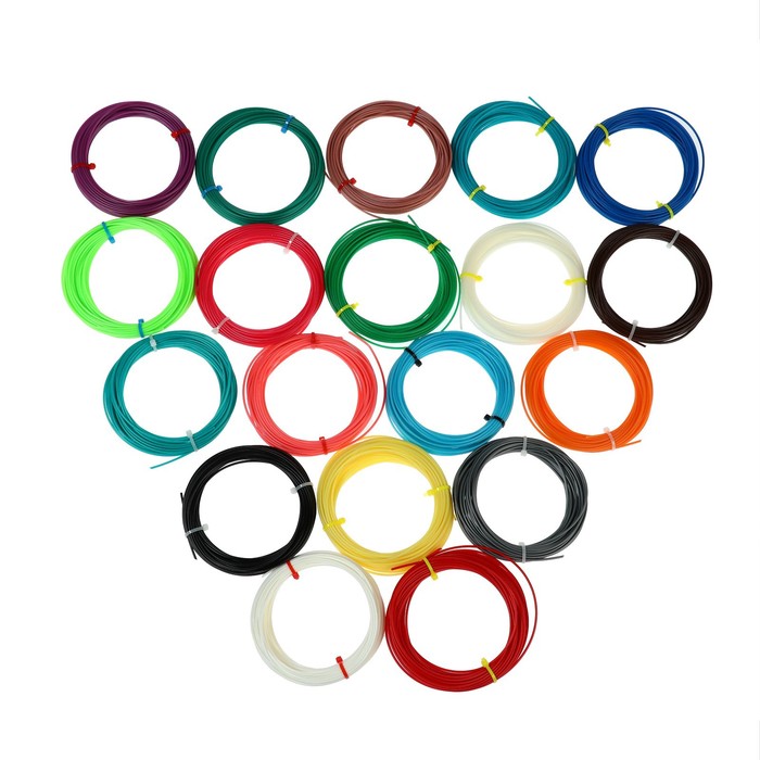 Пластик LuazON ABS-20, для 3Д ручки, 20 цветов по 10 метров + трафареты №1
Пластик LuazON ABS-20, для 3Д ручки, 20 цветов по 10 метров + трафареты №1