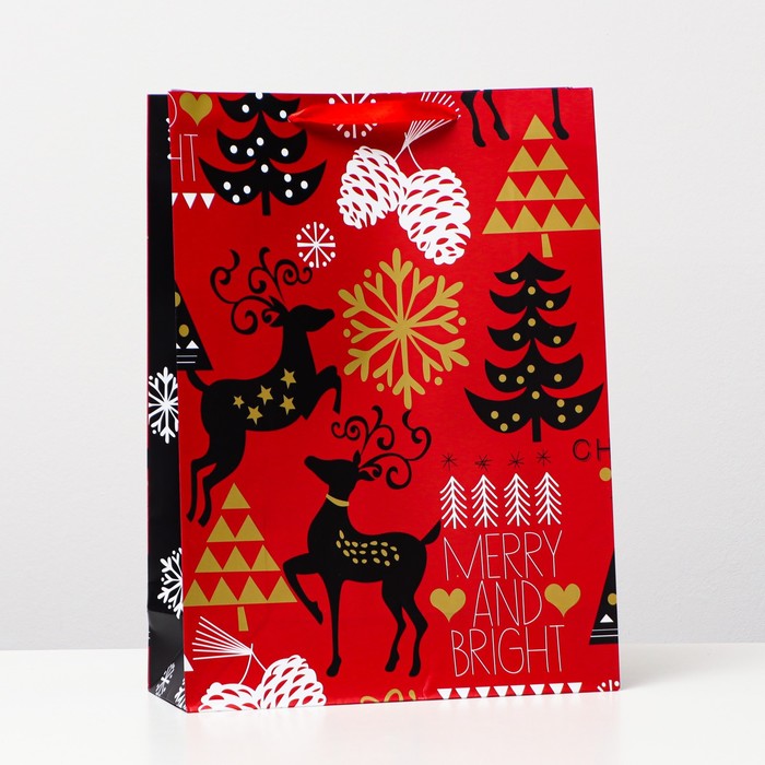 Пакет ламинированный "Новогодний переполох" 31 х 42 х 12 см
Пакет ламинированный "Новогодний переполох" 31 х 42 х 12 см