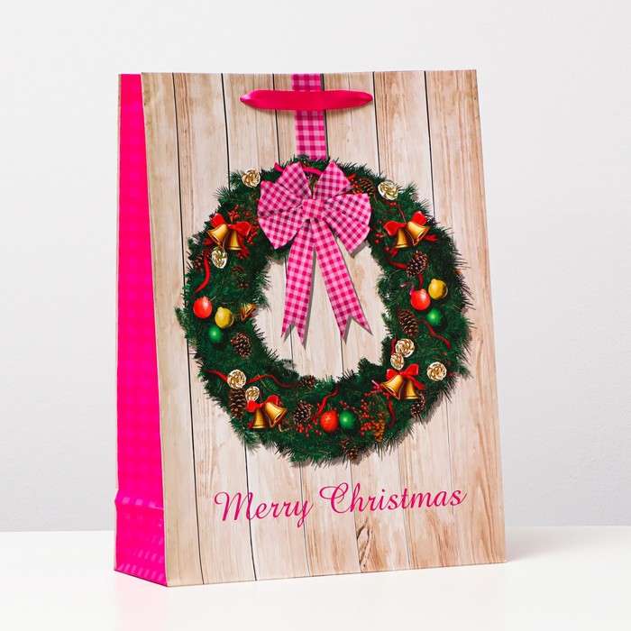 Пакет ламинированный "Новогодний венок" 31 х 42 х 12 см
Пакет ламинированный "Новогодний венок" 31 х 42 х 12 см