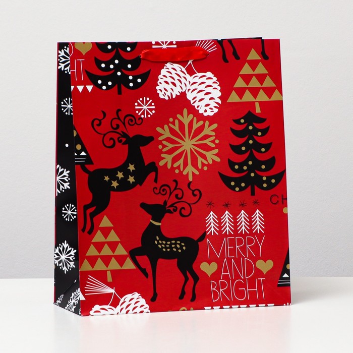 Пакет ламинированный "Новогодний переполох", 26 x 32 x 12 см
Пакет ламинированный "Новогодний переполох", 26 x 32 x 12 см