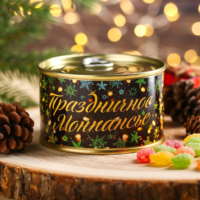 Карамель леденцовая "Праздничное монпансье", в консервной банке, 140 гр.
Карамель леденцовая "Праздничное монпансье", в консервной банке, 140 гр.