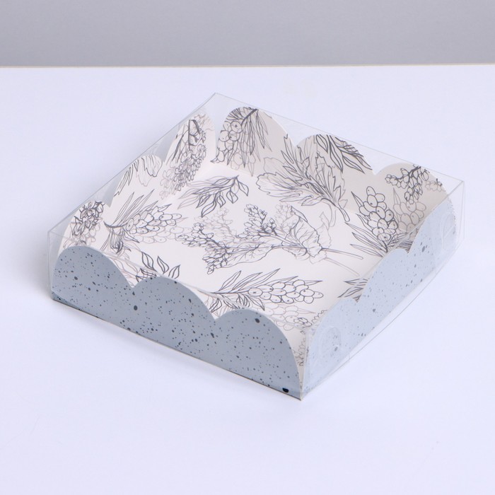 Коробка для кондитерских изделий с PVC крышкой «Грозди», 10,5 × 10,5 × 3 см
Коробка для кондитерских изделий с PVC крышкой «Грозди», 10,5 × 10,5 × 3 см