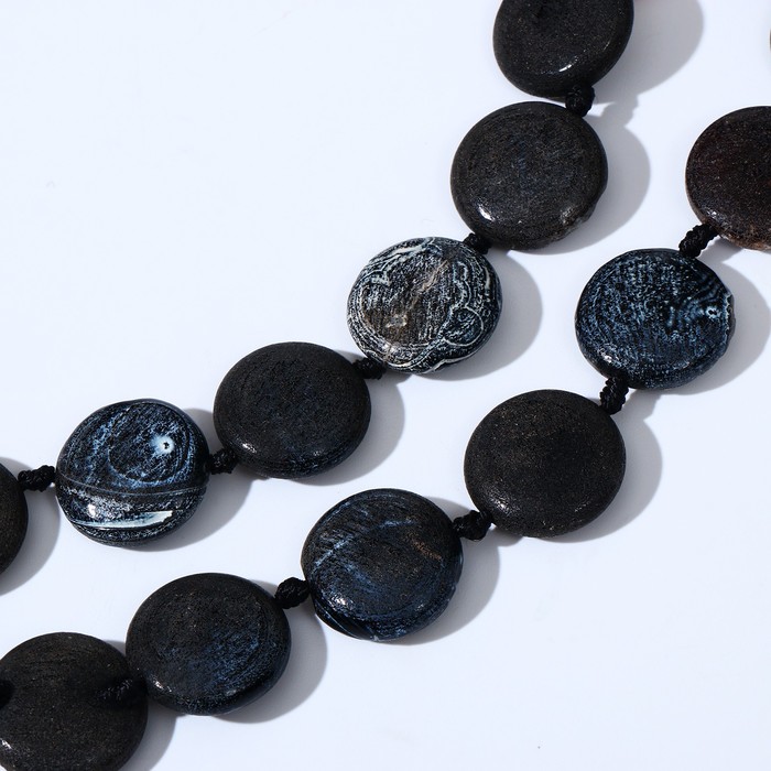 Бусины на нити лепёшка "Агат полосатый" матовый, (14 бусин, +/-34см)
Бусины на нити лепёшка "Агат полосатый" матовый, (14 бусин, +/-34см)