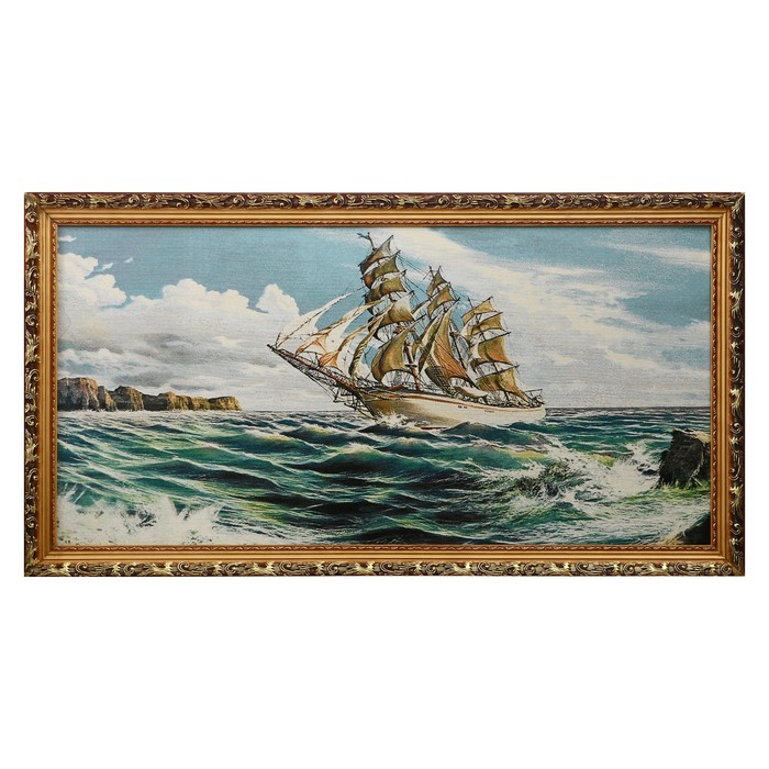 W182-50х100 Картина из гобелена "Корабль на волнах" (57x107) 
W182-50х100 Картина из гобелена "Корабль на волнах" (57x107)