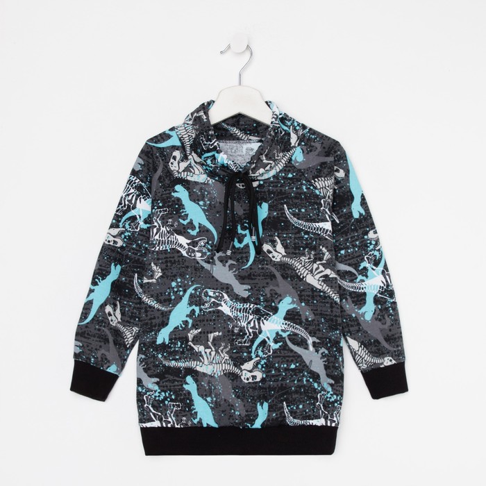 Толстовка для мальчика, цвет серый/принт принт динозавры, рост 116 см
Толстовка для мальчика, цвет серый/принт принт динозавры, рост 116 см