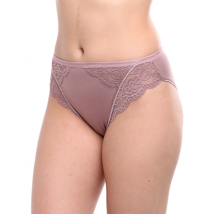 Трусы женские слипы с кружевом, цвет мокко, размер 48-50 (L)
Трусы женские слипы с кружевом, цвет мокко, размер 48-50 (L)