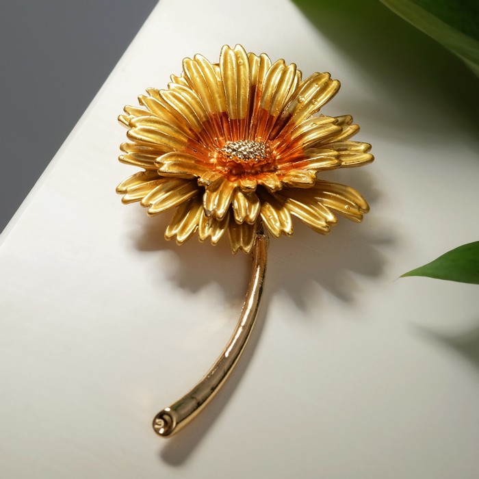 Брошь "Цветок" пушистый, цвет золотой
Брошь "Цветок" пушистый, цвет золотой
