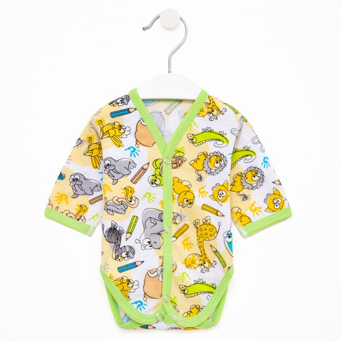 Боди с длинным рукавом, цвет молочный/звери, рост 42 см
Боди с длинным рукавом, цвет молочный/звери, рост 42 см