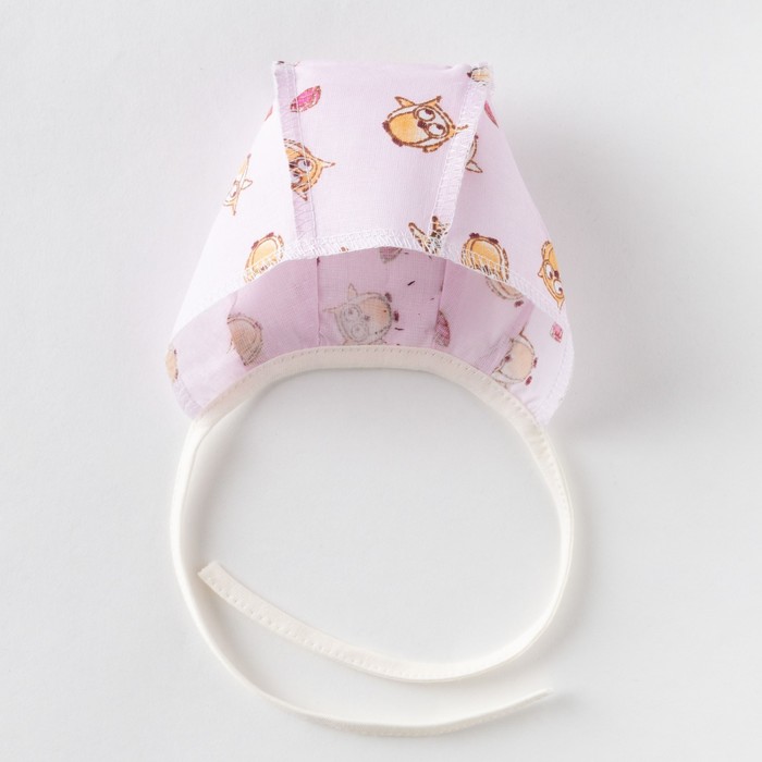 Чепчик детский, цвет розовый/совы, размер 34 (32-34)
Чепчик детский, цвет розовый/совы, размер 34 (32-34)