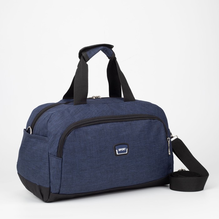 Сумка спортивная, отдел на молнии, 3 наружных кармана, длинный ремень, цвет синий
Сумка спортивная, отдел на молнии, 3 наружных кармана, длинный ремень, цвет синий