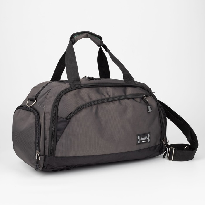 Сумка спортивная, отдел на молнии, 3 наружных кармана, длинный ремень, цвет серый
Сумка спортивная, отдел на молнии, 3 наружных кармана, длинный ремень, цвет серый