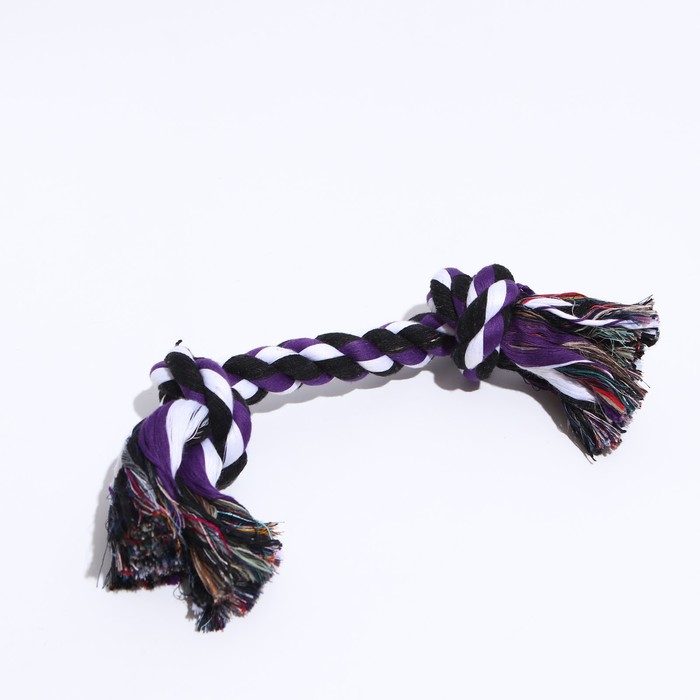 Игрушка канатная "2 узла", 27 см, микс цветов
Игрушка канатная "2 узла", 27 см, микс цветов