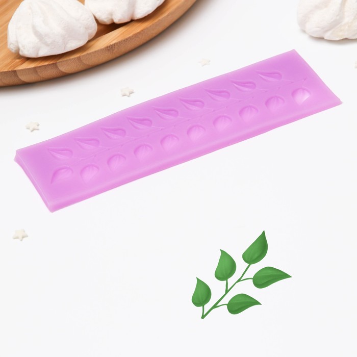 Молд «Веточка с листьями», 16×5×0,5 см, цвет МИКС
Молд «Веточка с листьями», 16×5×0,5 см, цвет МИКС