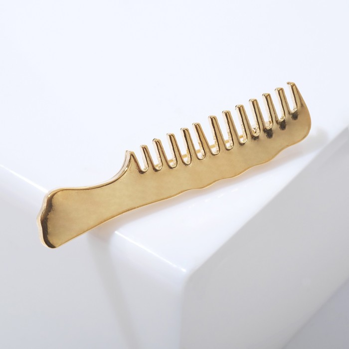 Брошь "Расчёска", цвет золото
Брошь "Расчёска", цвет золото