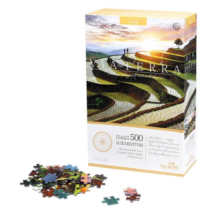 Пазл «Виа Терра. Террасы Хунхэ-Хани», 500 элементов
Пазл «Виа Терра. Террасы Хунхэ-Хани», 500 элементов