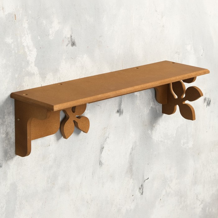 Полка Флора 49х14х14 см Орех
Полка Флора 49х14х14 см Орех