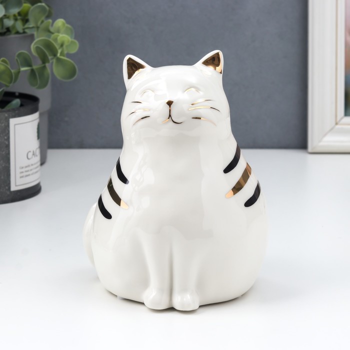 Сувенир керамика "Спящий пухлый котик с тремя полосками" белый 15,2х11,6х11,2 см
Сувенир керамика "Спящий пухлый котик с тремя полосками" белый 15,2х11,6х11,2 см
