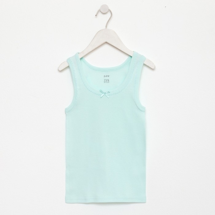 Майка бесшовная для девочки, цвет мятный, рост 104-110
Майка бесшовная для девочки, цвет мятный, рост 104-110