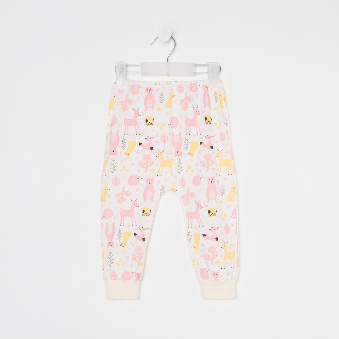 Штанишки детские, цвет молочный/розовый, рост 68 см см
Штанишки детские, цвет молочный/розовый, рост 68 см см