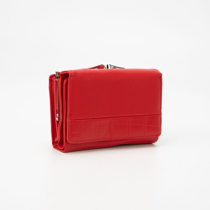 Кошелёк на магнитах, цвет красный
Кошелёк на магнитах, цвет красный