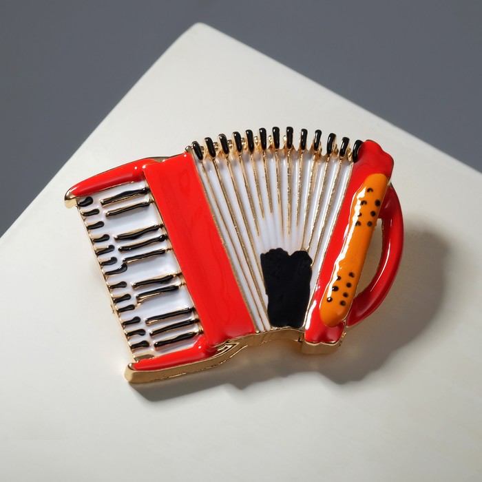 Брошь "Аккордеон", цветная в золоте
Брошь "Аккордеон", цветная в золоте