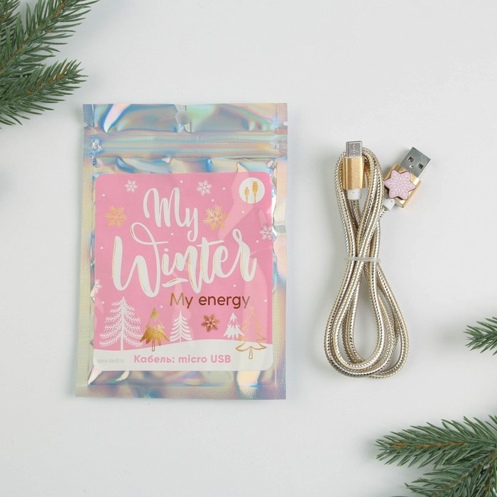 Провод Type C "My winter", 1м
Провод Type C "My winter", 1м