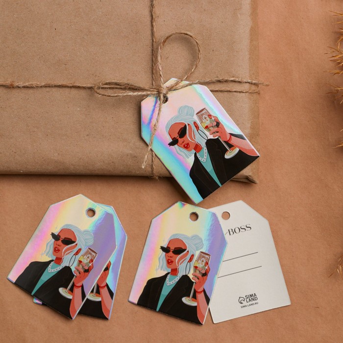 Открытка-шильдик на подарок «Стиль», голография 5 × 7 см
Открытка-шильдик на подарок «Стиль», голография 5 × 7 см