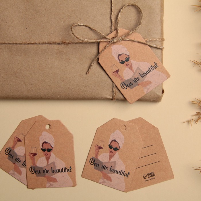 Открытка-шильдик на подарок «Ты так красива», крафт 5 × 7 см
Открытка-шильдик на подарок «Ты так красива», крафт 5 × 7 см