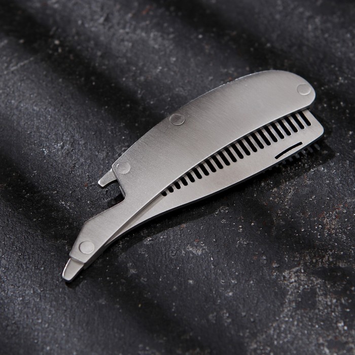 Расчёска-раскладная для бороды из нержавеющей стали
Расчёска-раскладная для бороды из нержавеющей стали