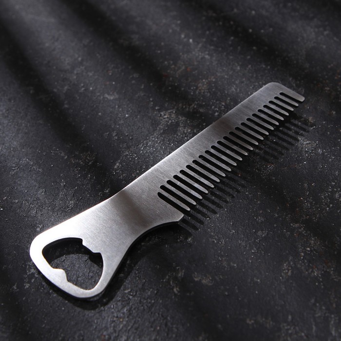 Расчёска мультитул для волос, бороды и усов металлическая
Расчёска мультитул для волос, бороды и усов металлическая