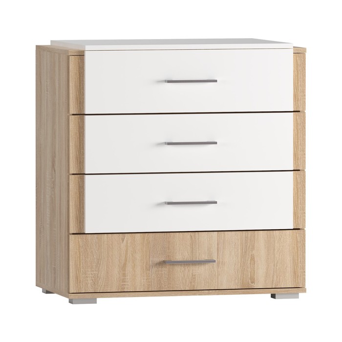 Комод Бьянка, 802х840х480, Дуб сонома/Белый глянец МДФ
Комод Бьянка, 802х840х480, Дуб сонома/Белый глянец МДФ