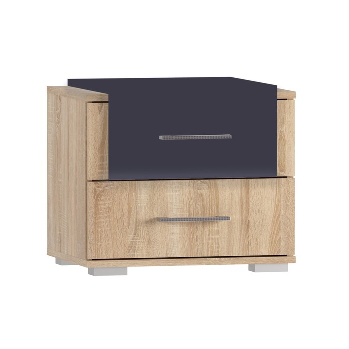 Тумба прикроватная Бьянка, 502х436х400, Дуб сонома/Графит МДФ
Тумба прикроватная Бьянка, 502х436х400, Дуб сонома/Графит МДФ