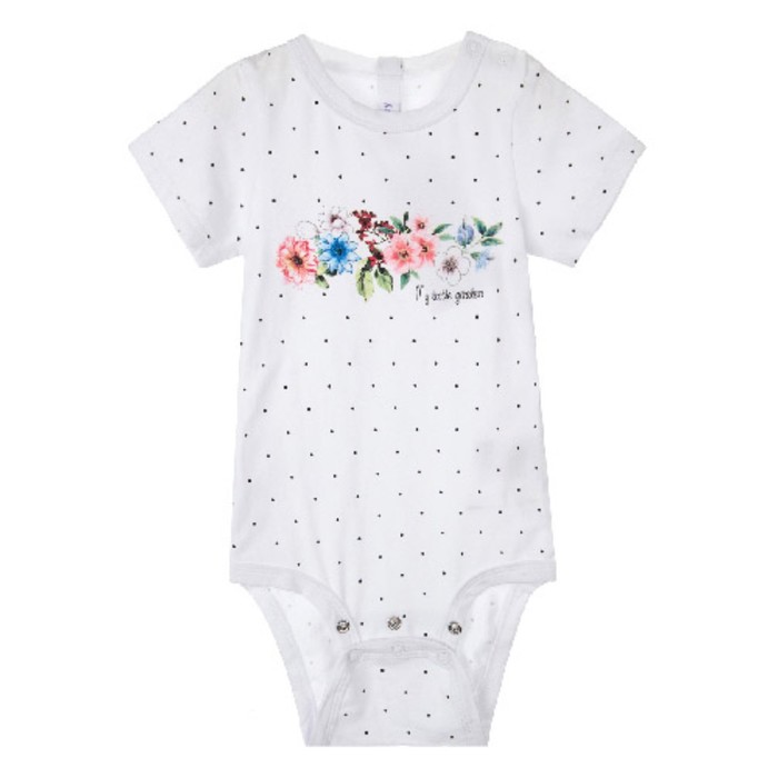 Боди для девочки с коротким рукавом, рост 80 см, цвет белый
Боди для девочки с коротким рукавом, рост 80 см, цвет белый