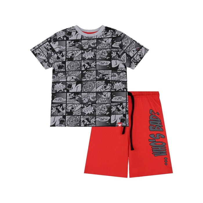 фото Комплект для мальчика: футболка и шорты, рост 98 см playtoday