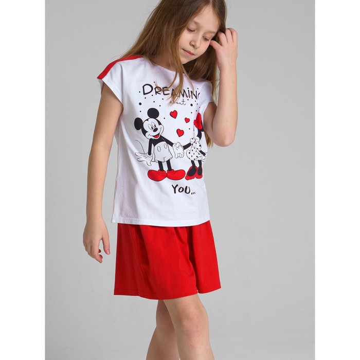 Комплект футболка и шорты для девочки, рост 146 см
Комплект футболка и шорты для девочки, рост 146 см