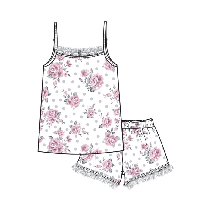 Пижама для девочки: майка и шорты, рост 158 см
Пижама для девочки: майка и шорты, рост 158 см