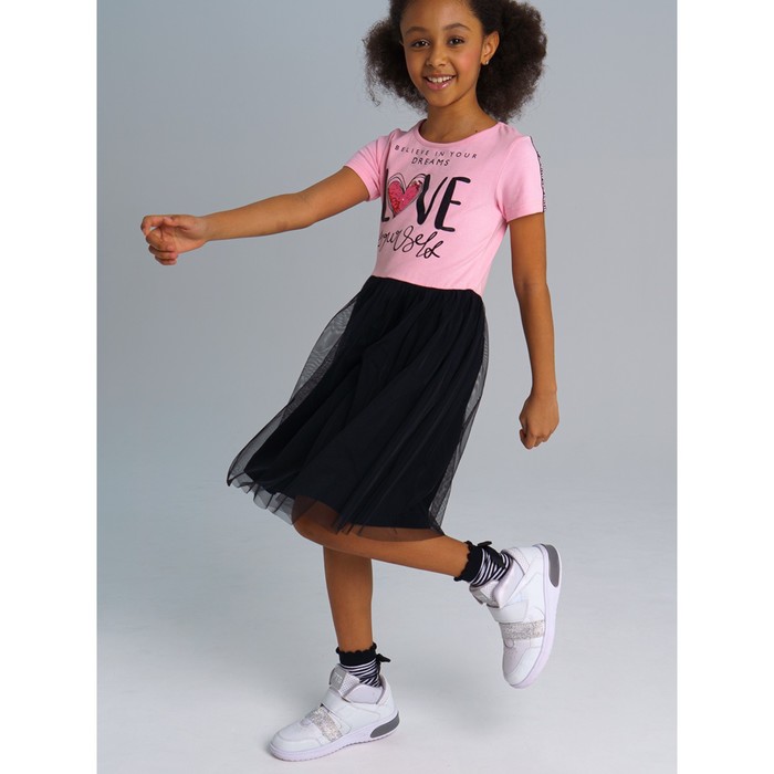 Платье трикотажное для девочки, рост 146 см
Платье трикотажное для девочки, рост 146 см