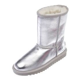 Сапоги для девочки, размер 39, цвет серебристый 
Сапоги для девочки, размер 39, цвет серебристый