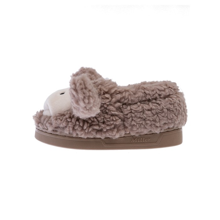 Тапочки для девочки, размер 28-29, цвет коричневый
Тапочки для девочки, размер 28-29, цвет коричневый