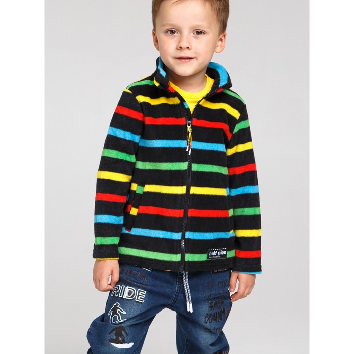 Толстовка из флиса на молнии для мальчика, рост 104 см
Толстовка из флиса на молнии для мальчика, рост 104 см