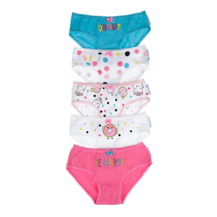 Трусы для девочки, рост 122-128 см - 5 шт.
Трусы для девочки, рост 122-128 см - 5 шт.