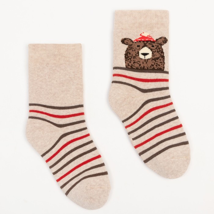 Носки детские, цвет бежевый меланж, размер 16
Носки детские, цвет бежевый меланж, размер 16